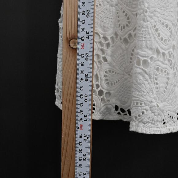 LILLY PULITZER‎ Marla Dress Size 2 Resort White Floral Lace Sleeveless Fit Flare - Picture 5 of 13